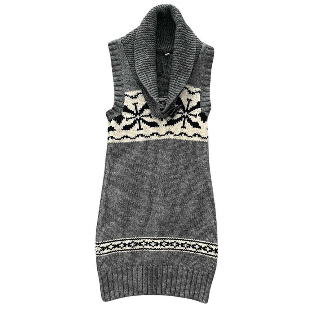 TNA Vintage Cowichan Style Lambs Wool Vest